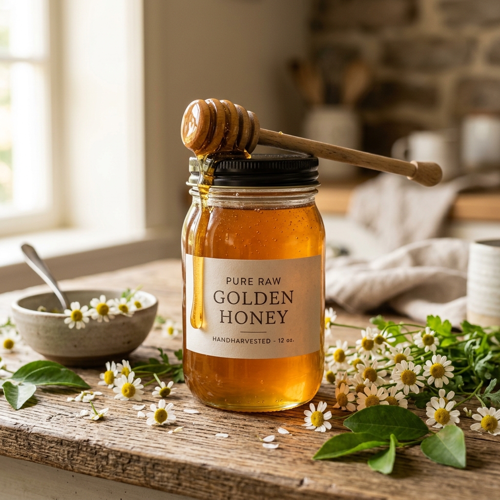 Honey Labs apiary jars